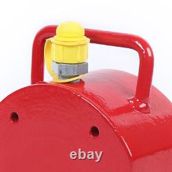 100 Ton Hydraulic Cylinder Jack Ram Lifting Plunger Auto Retracting Tool Steel