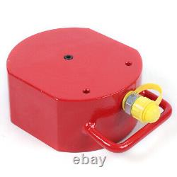 100 Tons Hydraulic Cylinder Jack Single Acting Hollow Ram 16mm Stroke Steel