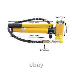 10T Hydraulic Cylinder Jack 10.2cm Single Acting Porta Power Jack Lifting Ram US