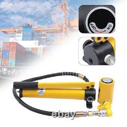 10T Hydraulic Cylinder Jack 10.2cm Single Acting Porta Power Jack Lifting Ram US