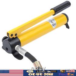 10T Hydraulic Cylinder Jack 10.2cm Single Acting Porta Power Jack Lifting Ram US