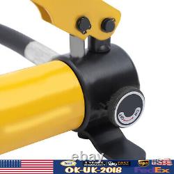 10T Hydraulic Cylinder Jack 10.2cm Single Acting Porta Power Jack Lifting Ram US