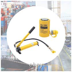 10T Hydraulic Cylinder Jack 10.2cm Single Acting Porta Power Jack Lifting Ram US