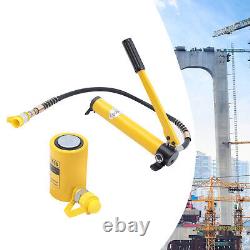 10T Hydraulic Cylinder Jack 10.2cm Single Acting Porta Power Jack Lifting Ram US