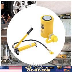 10T Hydraulic Cylinder Jack 10.2cm Single Acting Porta Power Jack Lifting Ram US