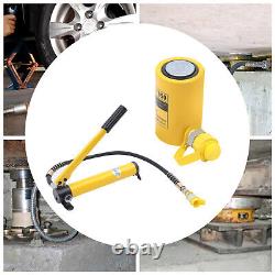 10T Hydraulic Cylinder Jack 10.2cm Single Acting Porta Power Jack Lifting Ram US