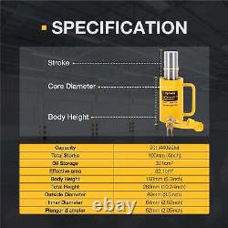 20T 4 Stroke Hydraulic Cylinder Jack Ram Single Acting Hydraulic Long Cylinder