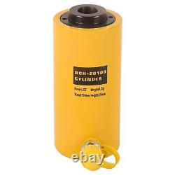 20T Hollow Single Acting Hydraulic Ram Cylinder Jack 4 Stroke RCH-20100