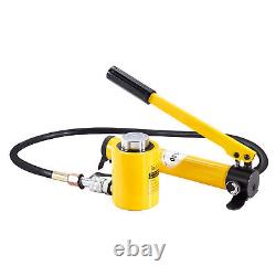 20T Hydraulic Cylinder Ram Jack + CP-180 400cc Manual Hydraulic Hand Pump Kit US