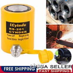 20T Hydraulic Cylinders Industrial Hydraulic Hollow Hole Cylinder Jack Ram 50mm