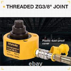 30T 2.1 Hydraulic Cylinder Jack Ram Solid Single Acting Multi-Section Stoke