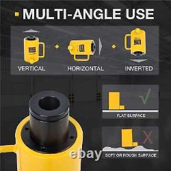 30T Hydraulic Cylinder Ram Jack 2 Stroke Hollow Single Acting RCH-3050