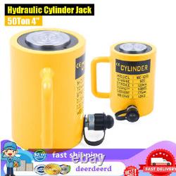 50-Ton 4Stroke Hydraulic Cylinder Jack Single Acting Lifting Ram 635CC Cylinder