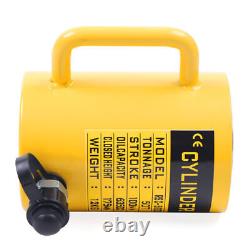 50 Ton 4Stroke Hydraulic Cylinder Ram Jack Single Acting Lifting Ram Yellow