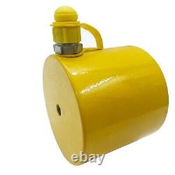 50 Ton Solid Hydraulic Ram Cylinder Jack 2 50 mm Stroke Single Acting Pump
