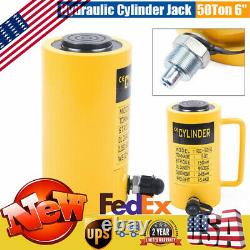 50 Tons Hydraulic Cylinder Jack 6 Stroke Single Acting Jack Ram 150mm 953cc