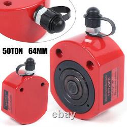 50T Hydraulic Lifting Cylinders Low Profile Ram Steel, Compression Area 56.7cm²