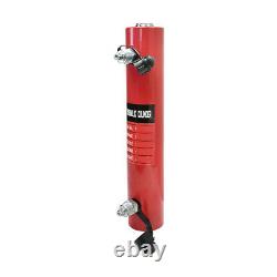 Double Acting 10-Ton Hydraulic Cylinder 10 Stroke Jack Ram 16 Closed Height