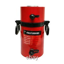 Double Acting 100-Ton Hydraulic Cylinder 8 Stroke Jack Ram 15.35 Closed Height