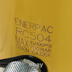 ENERPAC RC-504 Hydraulic Ram General Purpose Body Steel 50 ton 4 Stroke Length