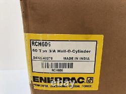 Enerpac RCH 606 Hydraulic Holl-O-Ram Cylinder 60 Tons Capacity 6 Stroke