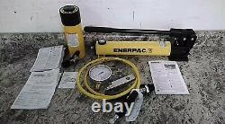 Enerpac SCR-256H RC256 25 Ton Capacity 10000 PSI Standard Ram and Pump Set