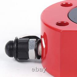 Hydraulic Cylinder Jack 50 tons Single Acting Hollow Ram 64mm 2.52 Stroke