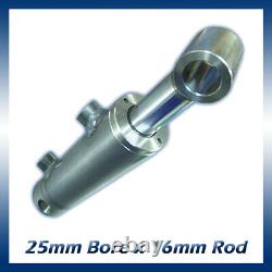 Hydraulic Double Acting Cylinder / Ram / Actuator 25mm Bore x 16mm Rod