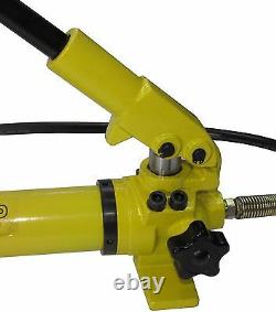 Hydraulic Hand Pump with Single-acting Hollow Ram Cylinder (30tons 4)