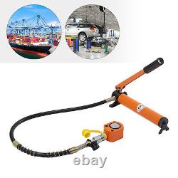 Hydraulic Hand Pump with Single-acting Hollow Ram Cylinder Jack (10 tons 0.43)