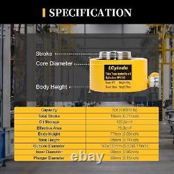 Low Profile Hydraulic Cylinder 50T Mini Hydraulic Cylinder Jack Ram 0.7 Stroke