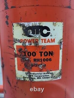 Otc Center Hole Cylinder/Ram Double-Acting Hydraulic Return 100 ton Cap RH1006