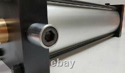 Parker 4MA series pneumatic ram cylinder big 6 in Dia 16 in stroke 250 PSI 2 way