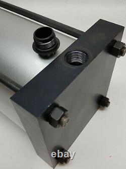 Parker 4MA series pneumatic ram cylinder big 6 in Dia 16 in stroke 250 PSI 2 way