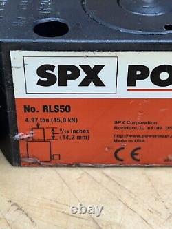 Power Team SPX Hydraulic Ram Cylinder 5 Ton RLS50