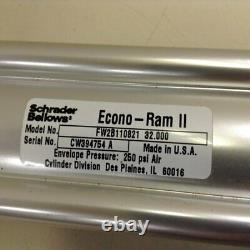 SCHRADER BELLOWS Econo-Ram II Cylinder FW2B110821 32.000 New #82246