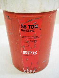 SPX Power Team C554C 4 Stroke 55 Ton Capacity Hydraulic Ram / Cylinder Used