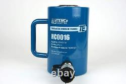 TEMCo HC0016 Hydraulic Cylinder Ram Single Acting 50 TON 4 Inch Stroke Option