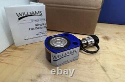 Williams 20 Ton Low Profile Hydraulic Ram/Cylinder 0.43 Stroke 6CF20T05 RSM200