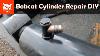 Bobcat Hydraulic Cylinder Weld Repair Diy