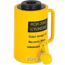 Cylindre Hydraulique Jack 30 Ton 2 50mm Course Mono-actionné Ram 7,2 10kg