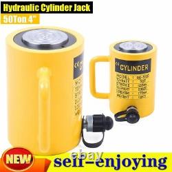 Cylindre Hydraulique Jack 50 Tons 4 Stroke Cylindre À Action Unique Jack Solid Ram