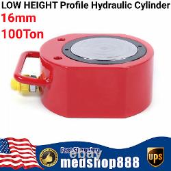 Cylindre hydraulique à profil bas de 16 mm de course et de 100 tonnes pour levage de vérin à cric chaud.