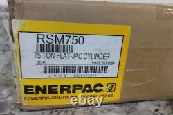 Enerpac RSM750 Vérin Hydraulique Acier Monostatique de Capacité Nominale de 75 Tonnes