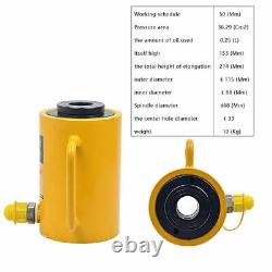 Hydraulique Hole Cylinder Jack Ram 30 Tonnes Yi Industriel