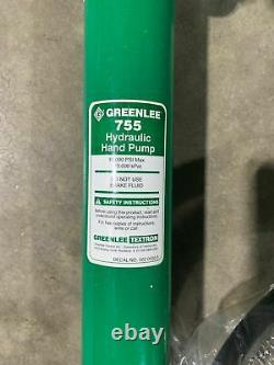 Nouveau Greenlee 1736 Ram Cylinder/hose/755 Pompe Conduit Hydraulique Bender 27ton 777