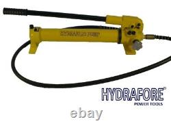 Pompe à main hydraulique avec cylindre à tige creuse à simple effet (30 tonnes 4)