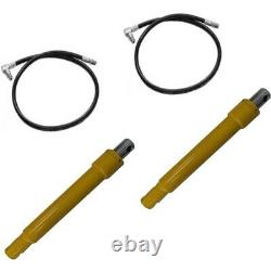 Snow Plow Cylinder Rams & Hydraulic Hoses Kit Fits Meyers Snow Plow Blades