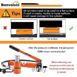 Vérin hydraulique 10T Jack Porta Power Ram à 2 temps Mini Simple Effet Levage