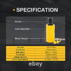 Vérin hydraulique creux à simple effet 4 temps de 30T RCH-30100